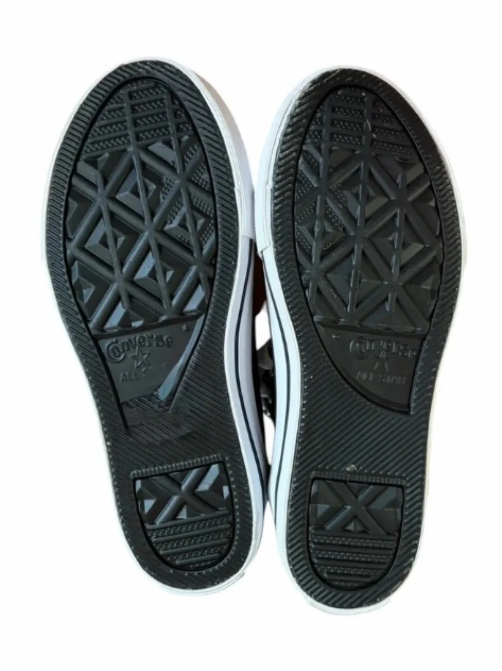 Converse Kids 12 Knee High  Black Sneakers New